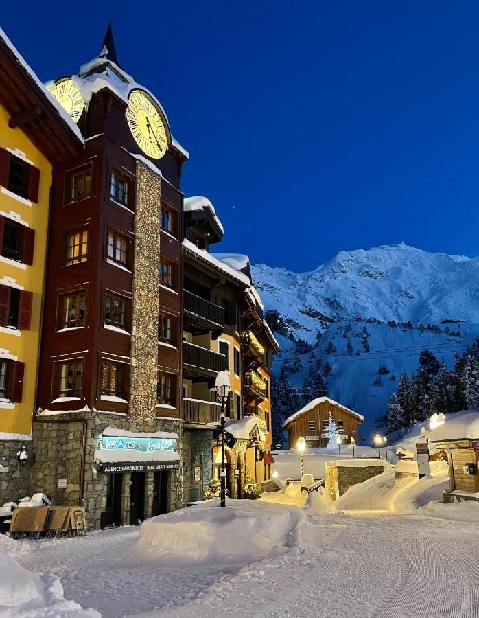 Spacious Ski-In Ski-Out Apartment 4-6 Pax, 161 Sources De Marie Arc 1950 Les Arcs  Bagian luar foto