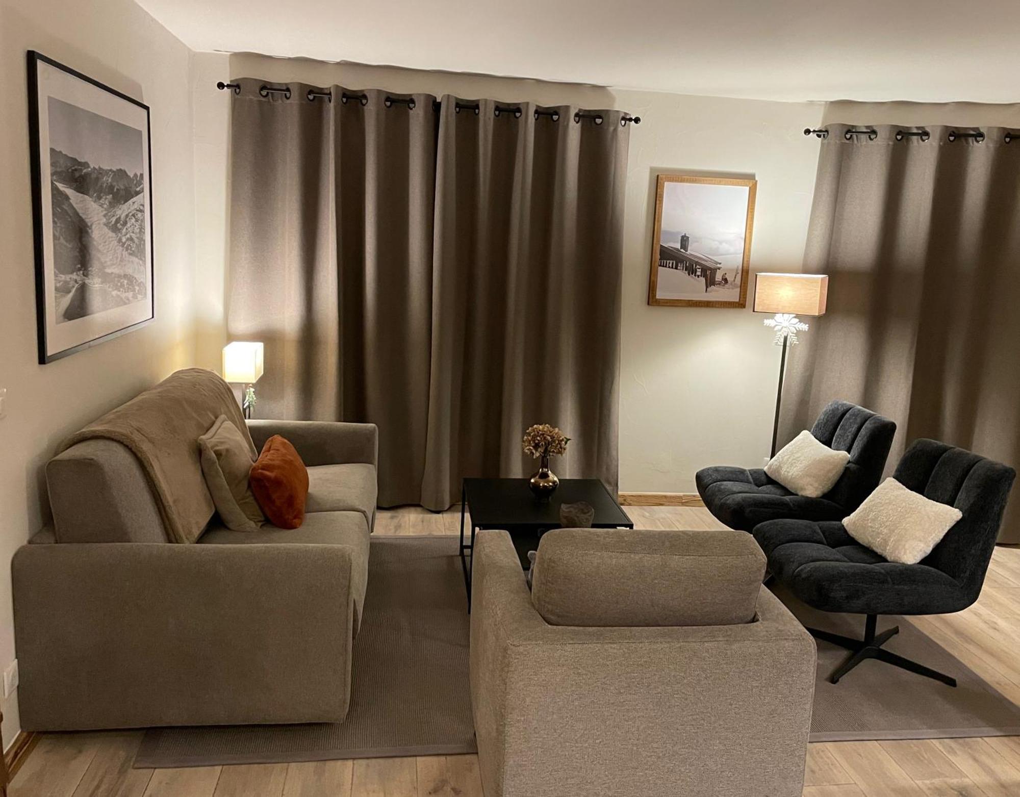 Spacious Ski-In Ski-Out Apartment 4-6 Pax, 161 Sources De Marie Arc 1950 Les Arcs  Bagian luar foto