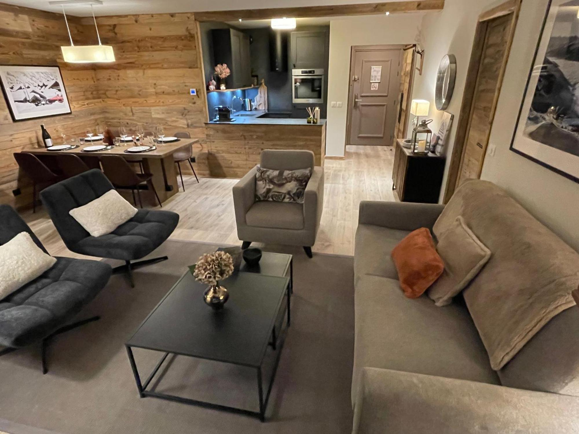 Spacious Ski-In Ski-Out Apartment 4-6 Pax, 161 Sources De Marie Arc 1950 Les Arcs  Bagian luar foto